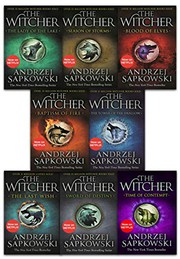 Andrzej Sapkowski Witcher Series Collection 8 Books Set